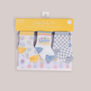 3-Pack Soft Durable Baby Socks Set - Happy Baby Vibes