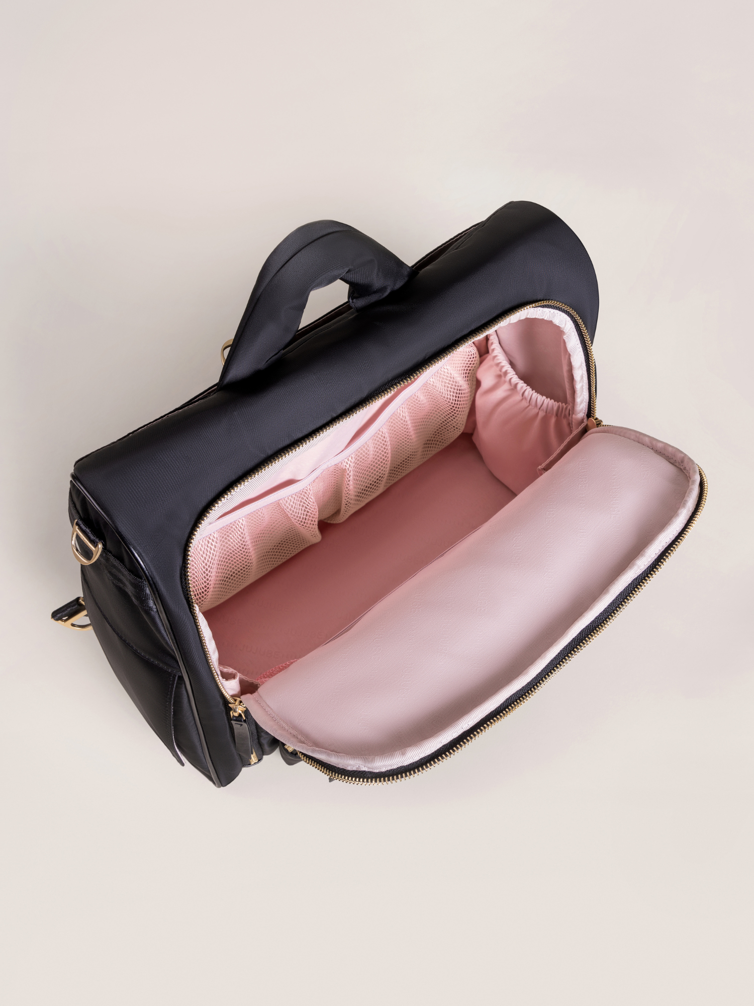 Satchel Diaper Bag - Black - Image 5