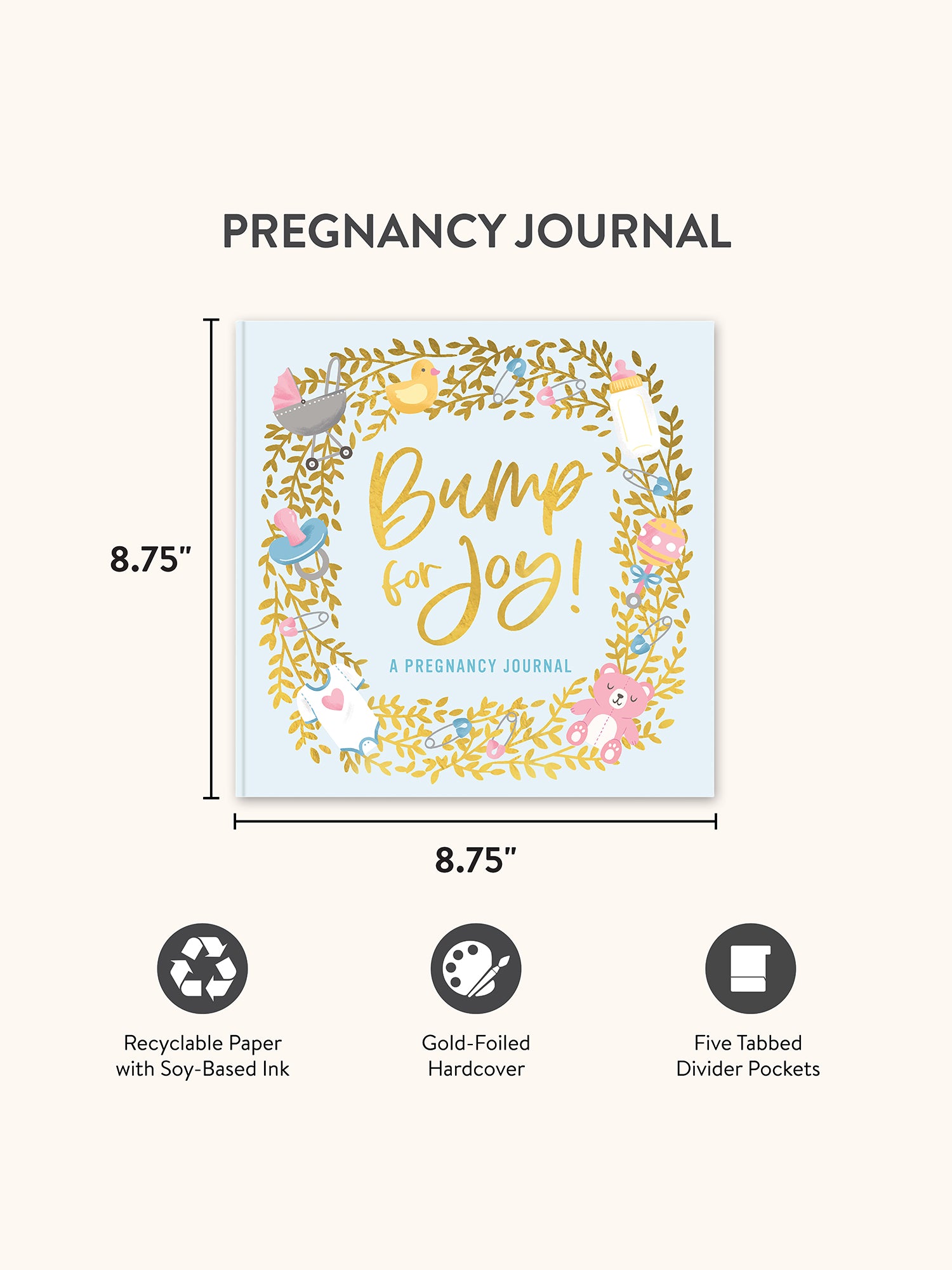 Bump For Joy Guided Journal (Blue) - Image 2