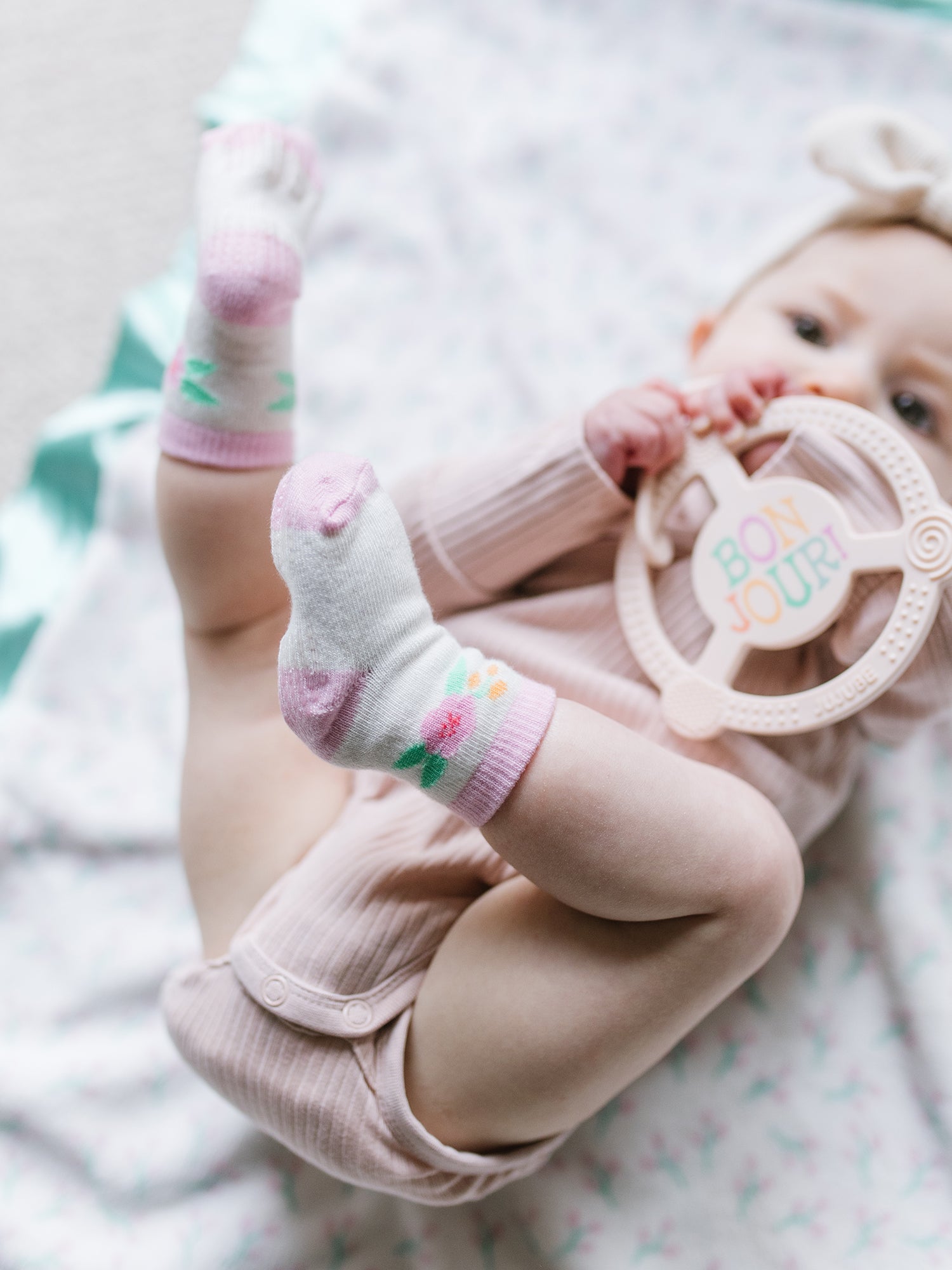 Silicone Teether Ring & Detachable Clip - Bonjour B??b?? - Image 2