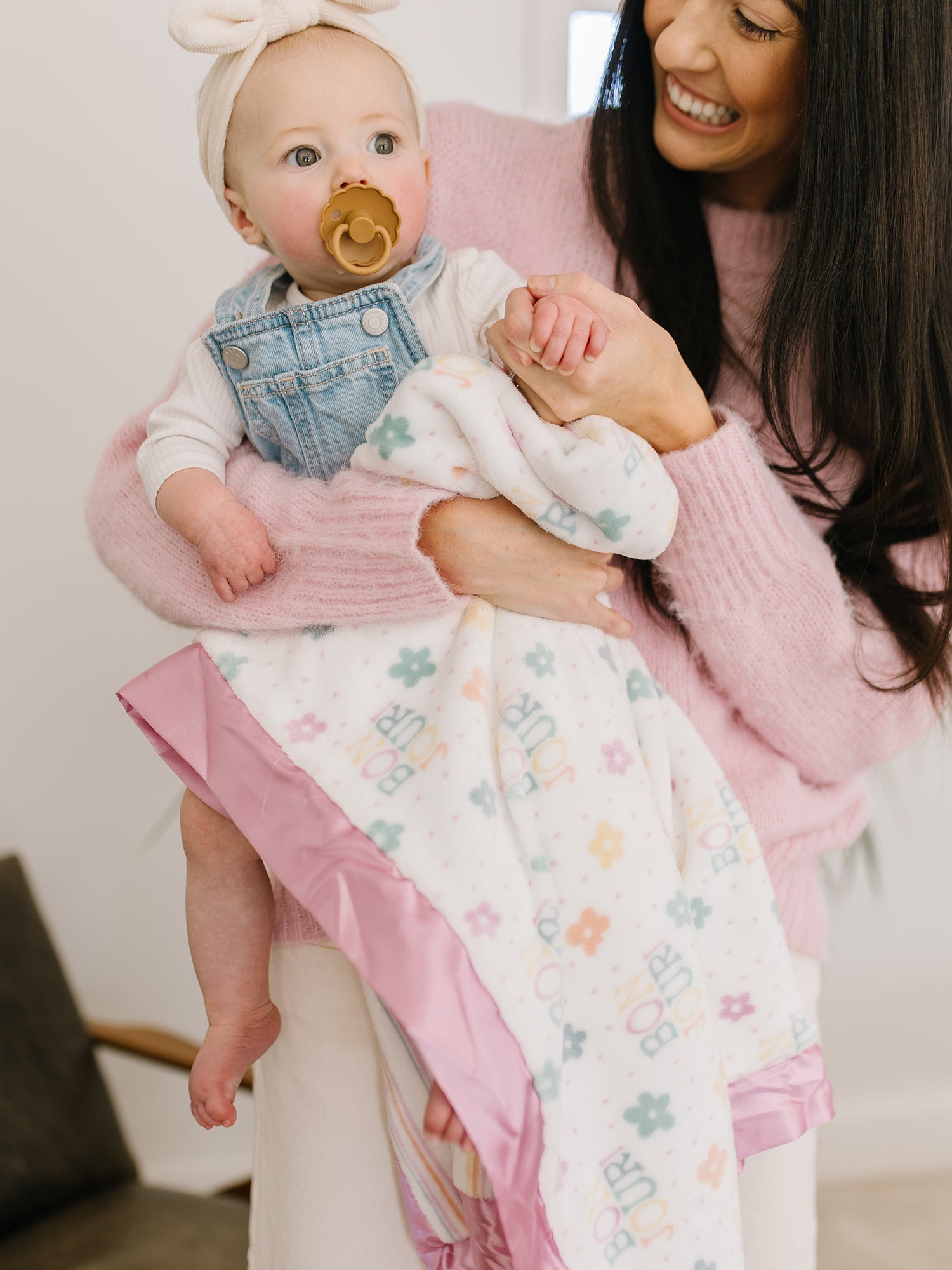 Ultra-Soft Thick Reversible Baby Blanket - Bonjour B??b?? - Image 2