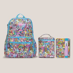 tokidoki Zealous Backpack + Fuel Cell + Oliver Notebook Bundle - 20th Anniversary