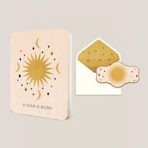 A Star Is Born Deluxe Greeting Card