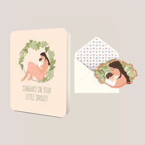 Little Sprout Deluxe Greeting Card