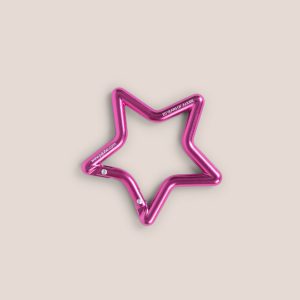 Pink Star Carabiner