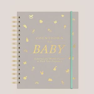 Countdown to Baby Undated Pregnancy Planner & Journal