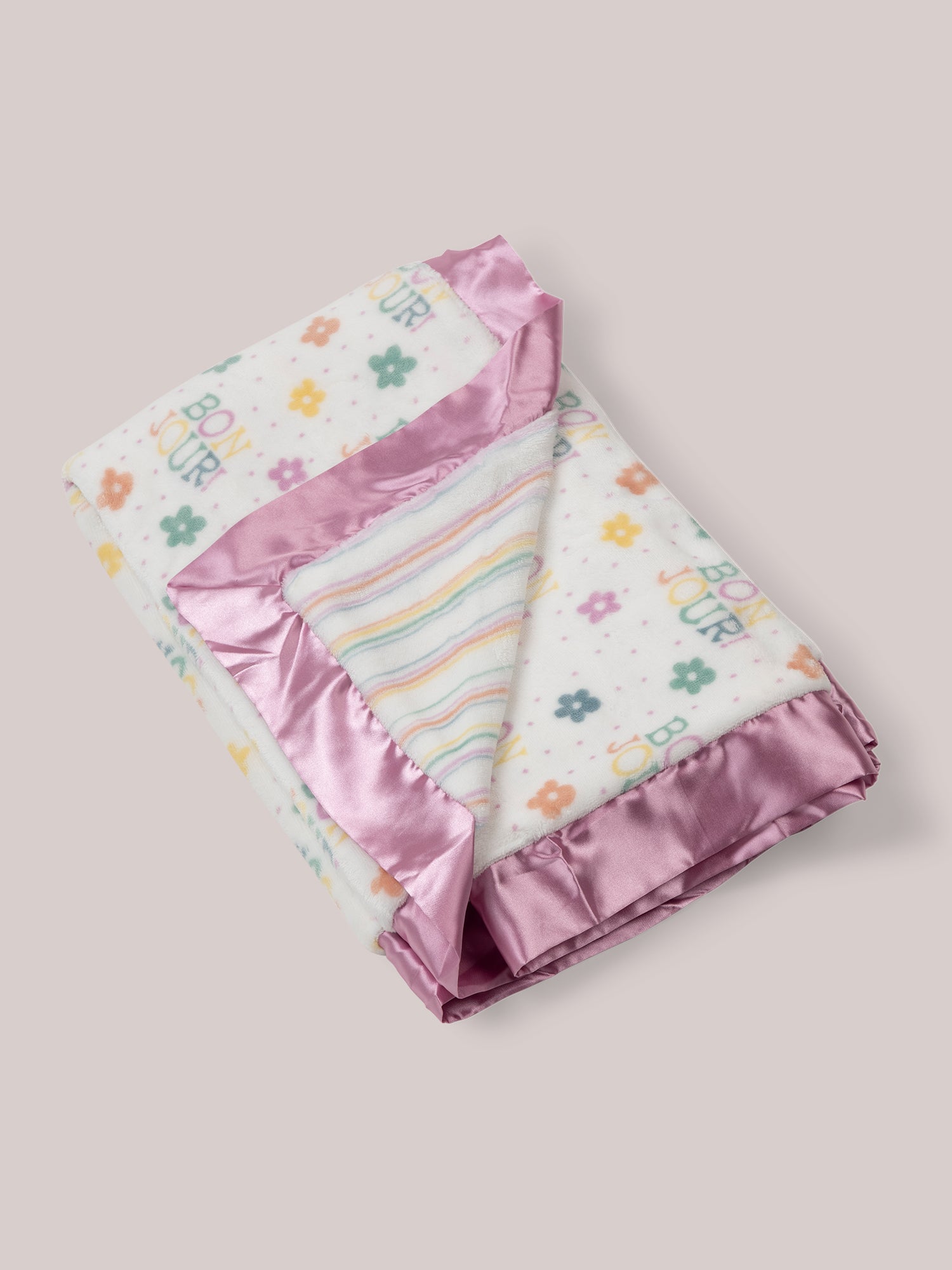 Ultra-Soft Thick Reversible Baby Blanket - Bonjour B??b?? - Image 3