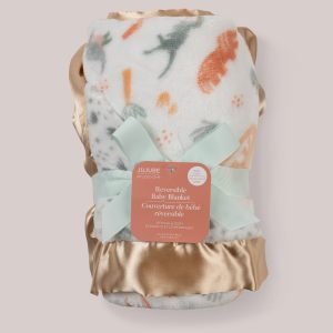 Ultra-Soft Thick Reversible Baby Blanket - Roarsome
