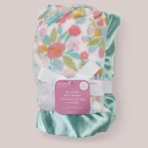 Ultra-Soft Thick Reversible Baby Blanket - Sweet Daisy