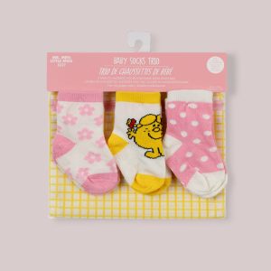 3-Pack Soft Durable Baby Socks Set - Little Miss Sunshine™