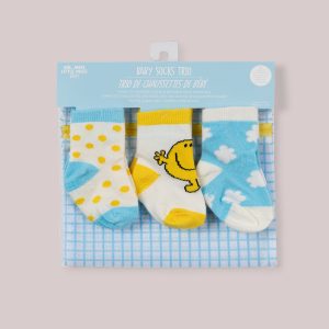 3-Pack Soft Durable Baby Socks Set - Mr. Happy™