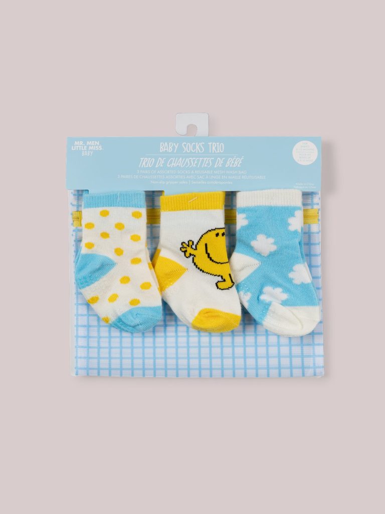 3-Pack Soft Durable Baby Socks Set - Mr. Happy&trade;