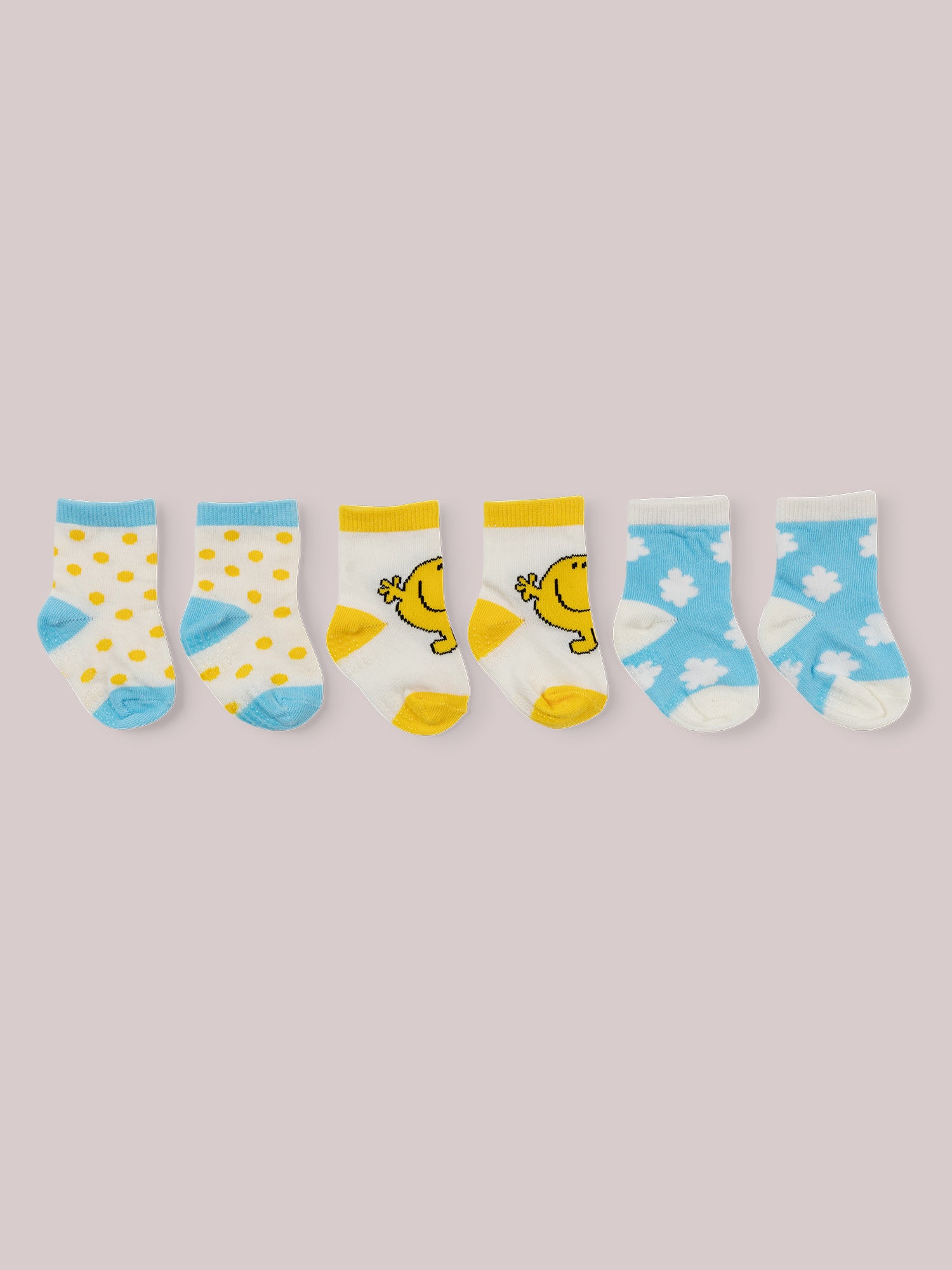 3-Pack Soft Durable Baby Socks Set - Mr. Happy™ - Image 2