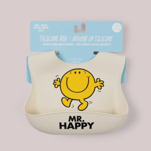 Silicone Bib - Mr. Happy&trade;