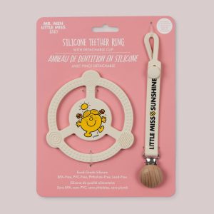 Silicone Teether Ring & Detachable Clip - Little Miss Sunshine&trade;