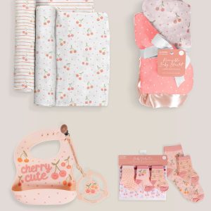 Everyday Essentials Baby Bundle - Cherry Cute