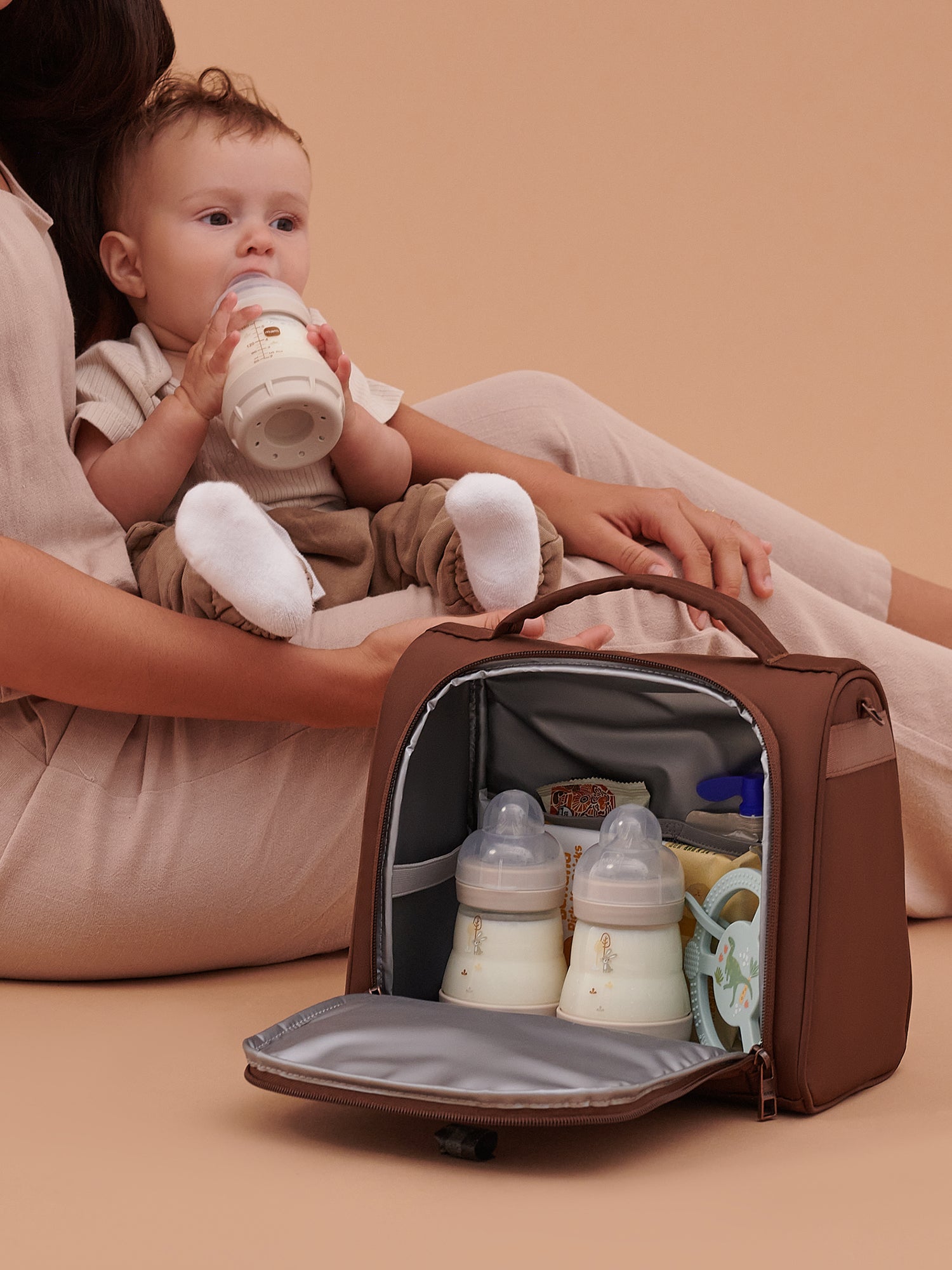 Insulated Bottle Bag - Espresso - Image 2