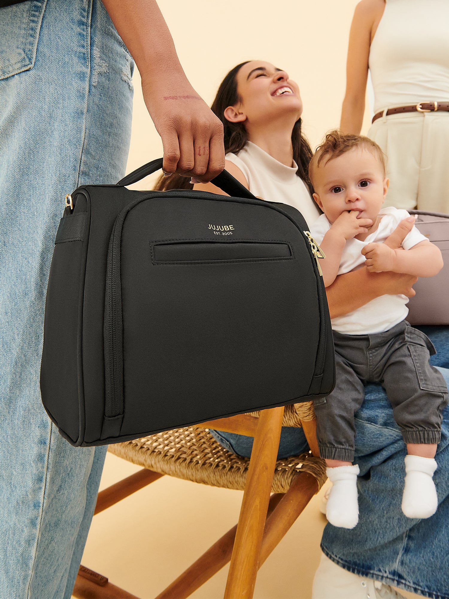Insulated Bottle Bag - Black - Image 2