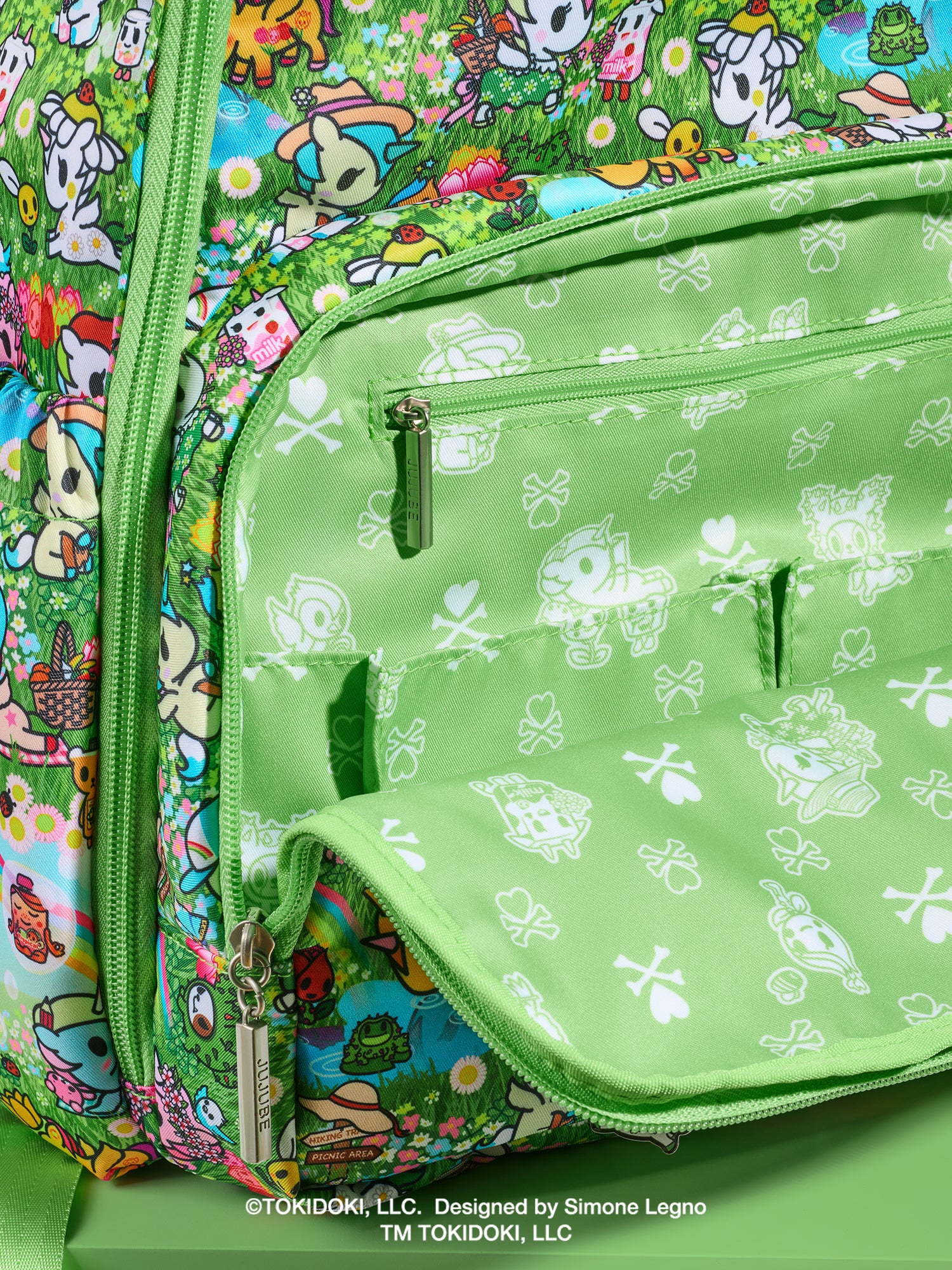 tokidoki Zealous Diaper Bag Backpack - Meadow Blooms - Image 2