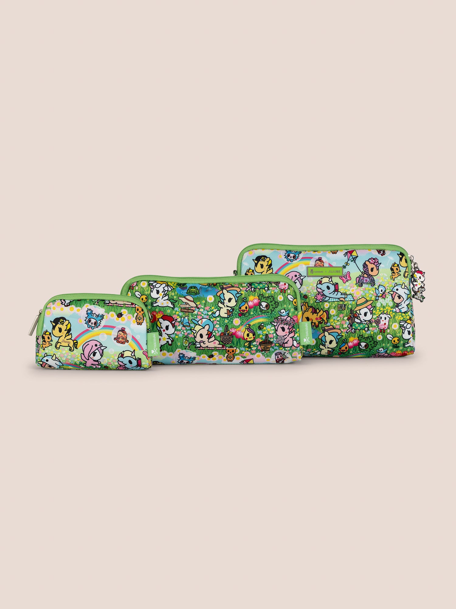 tokidoki Be Set 3-Piece Pouch Set - Meadow Blooms - Image 2