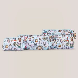 tokidoki Snow Day Be Set 3-Piece Pouch Set ?? Ice Blue