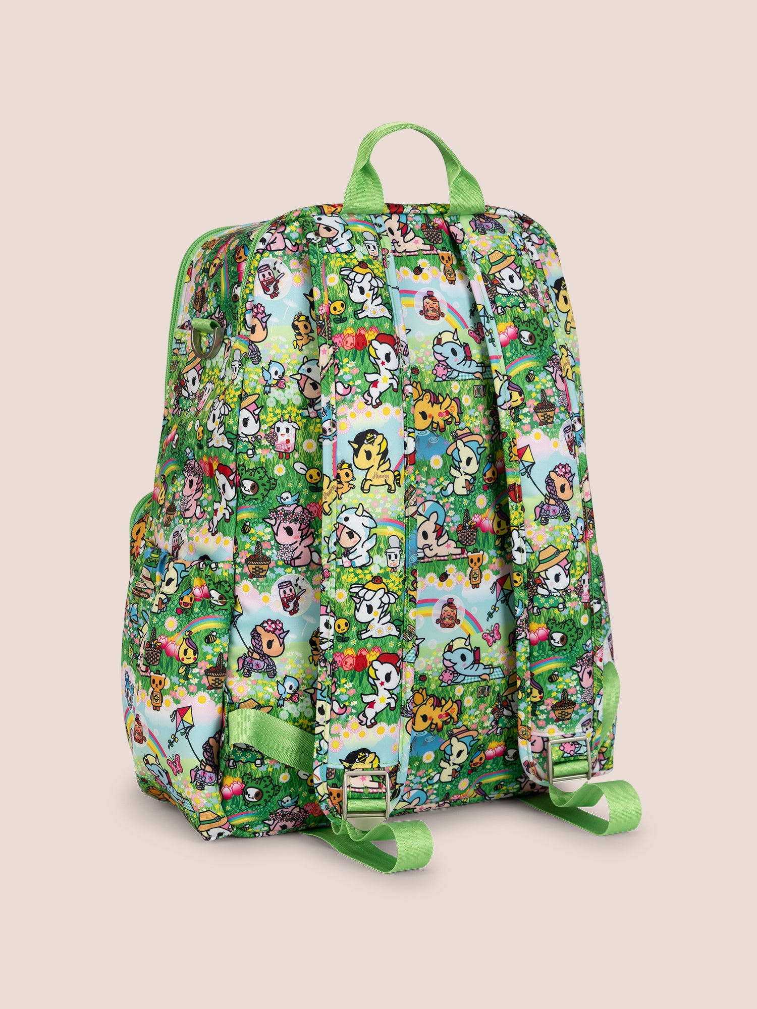 tokidoki Zealous Diaper Bag Backpack - Meadow Blooms - Image 4