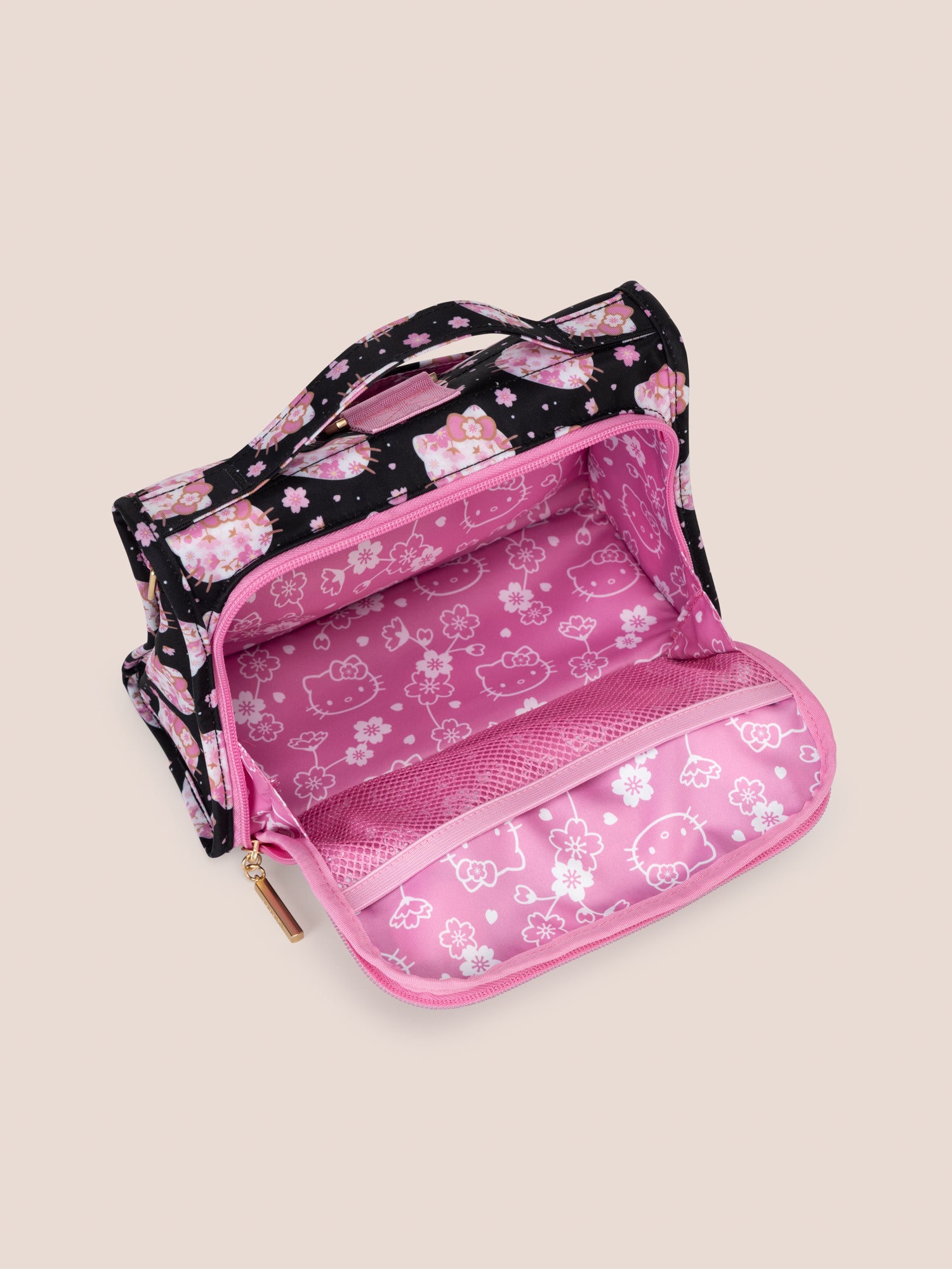 Hello Kitty? ?? JuJuBe Cherry Blossoms Bestie Small Messenger Handbag. Backpack ?? Black and Pink - Image 8