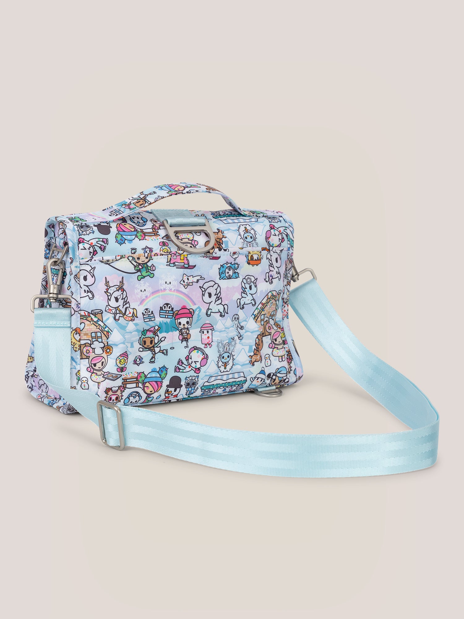 tokidoki Snow Day Bestie Small Messenger Handbag. Backpack ?? Ice Blue - Image 4