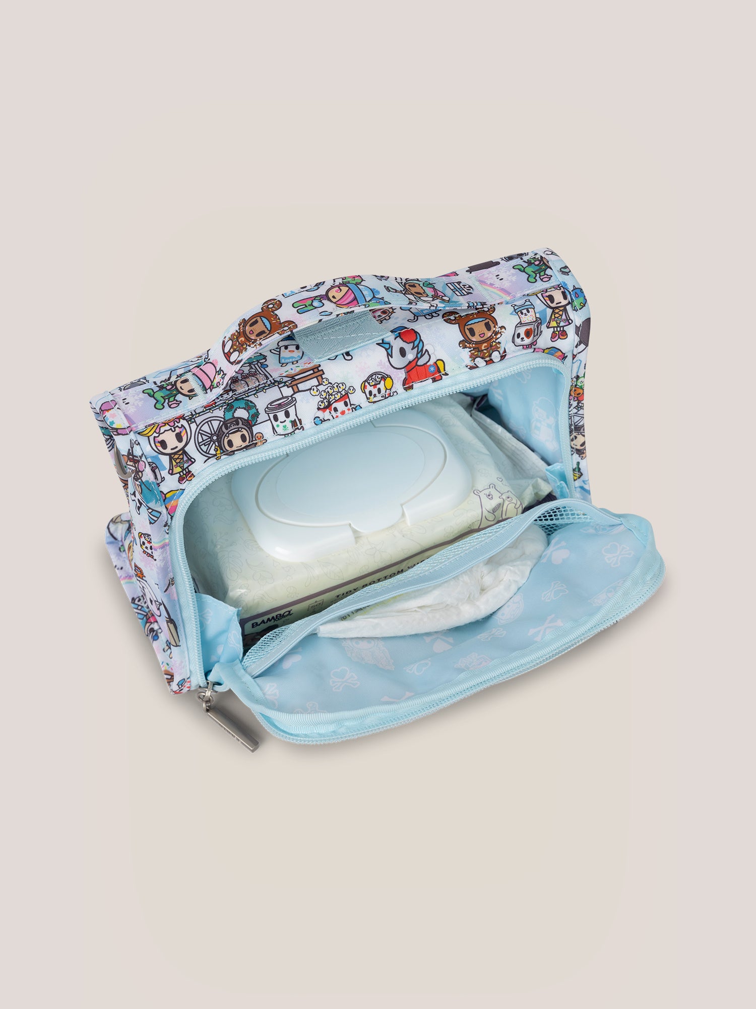 tokidoki Snow Day Bestie Small Messenger Handbag. Backpack ?? Ice Blue - Image 7