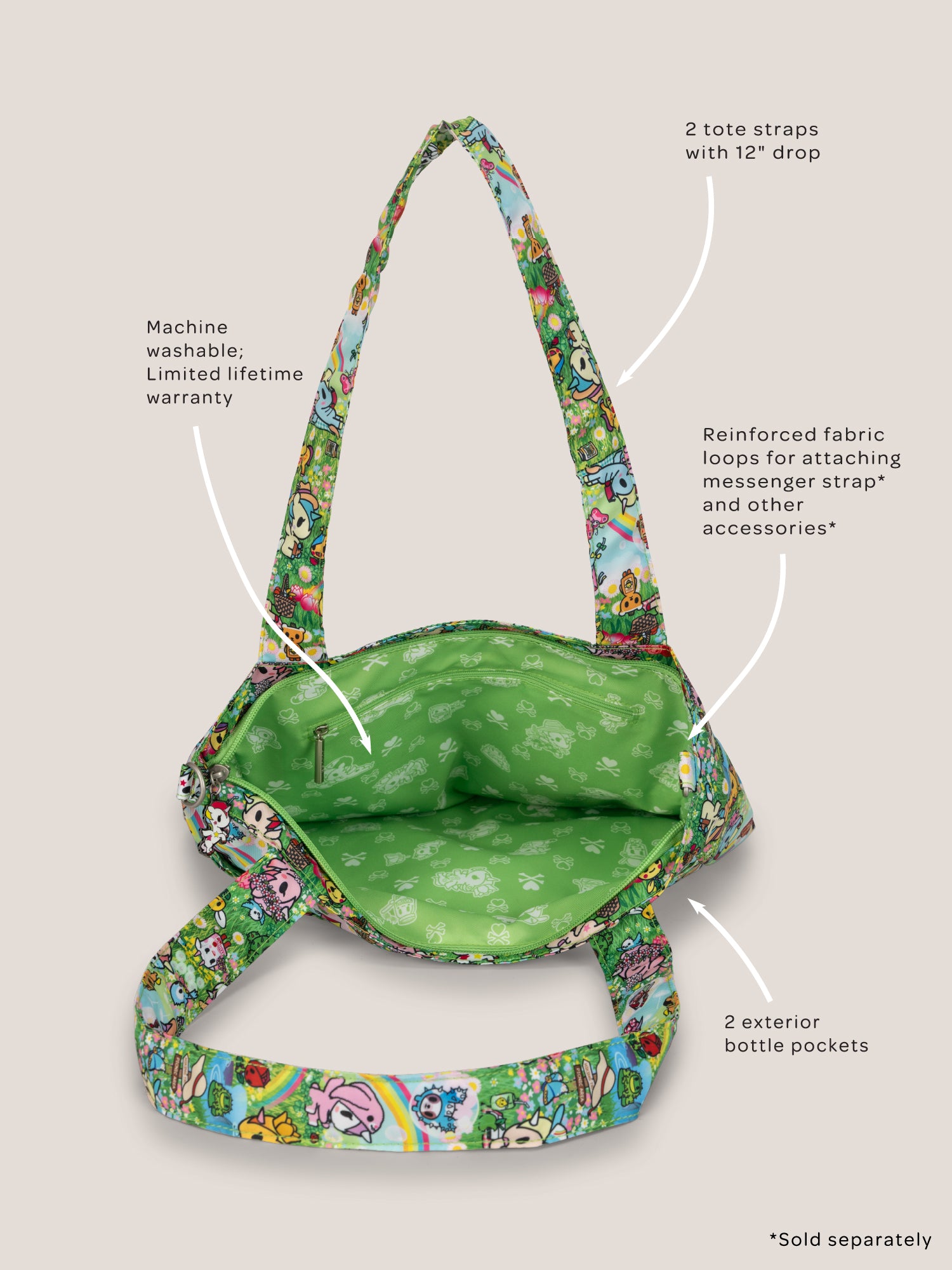 tokidoki Be Light Tote Bag - Meadow Blooms - Image 8