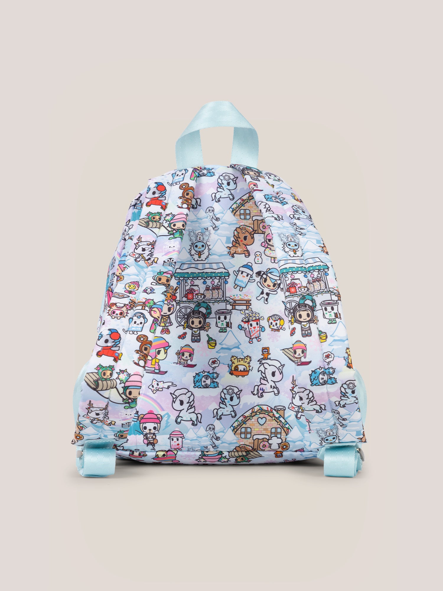 tokidoki Snow Day Everyday Mini Small Diaper Bag Backpack ?? Ice Blue - Image 5