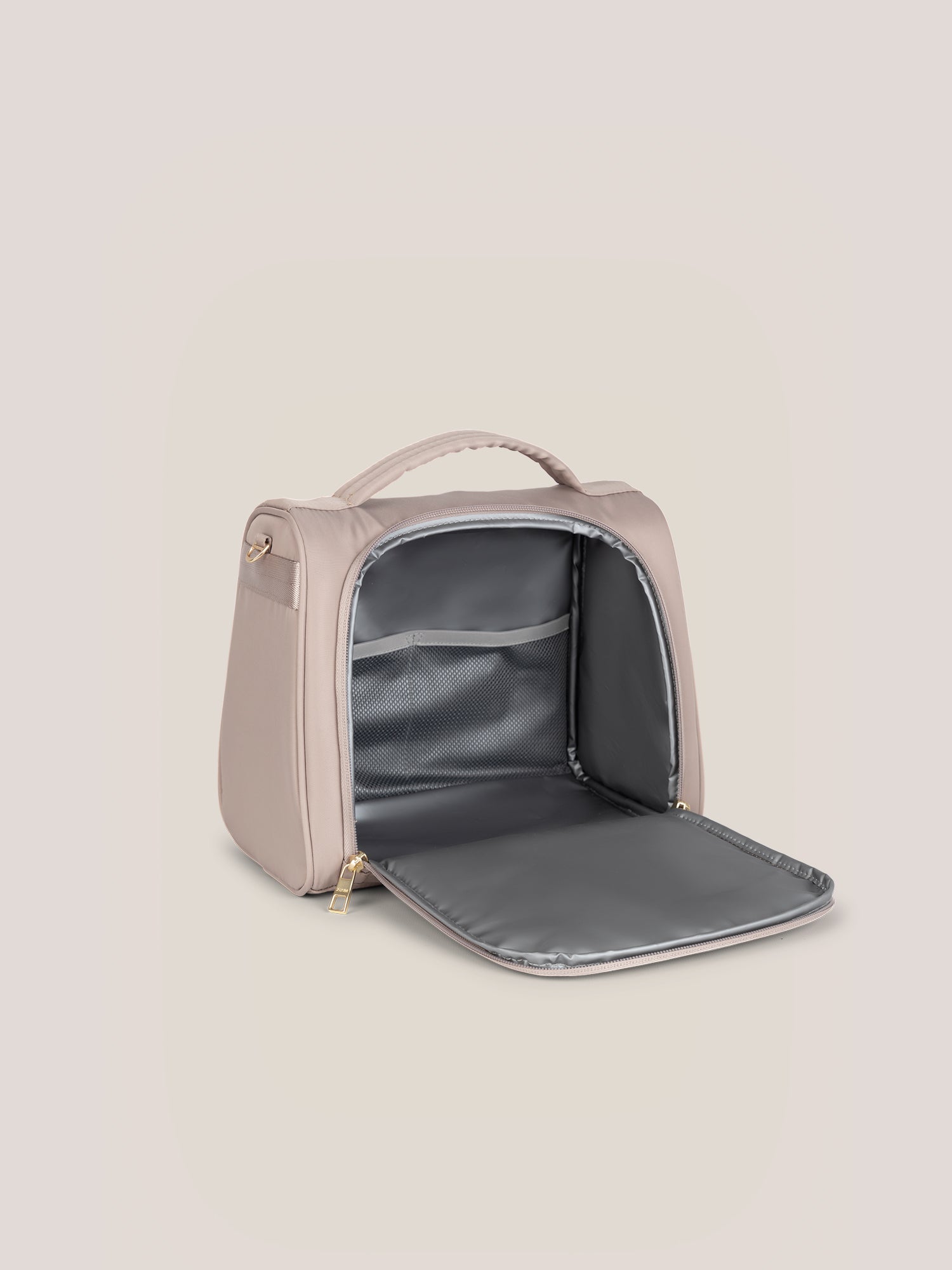 Insulated Bottle Bag - Taupe - Image 5