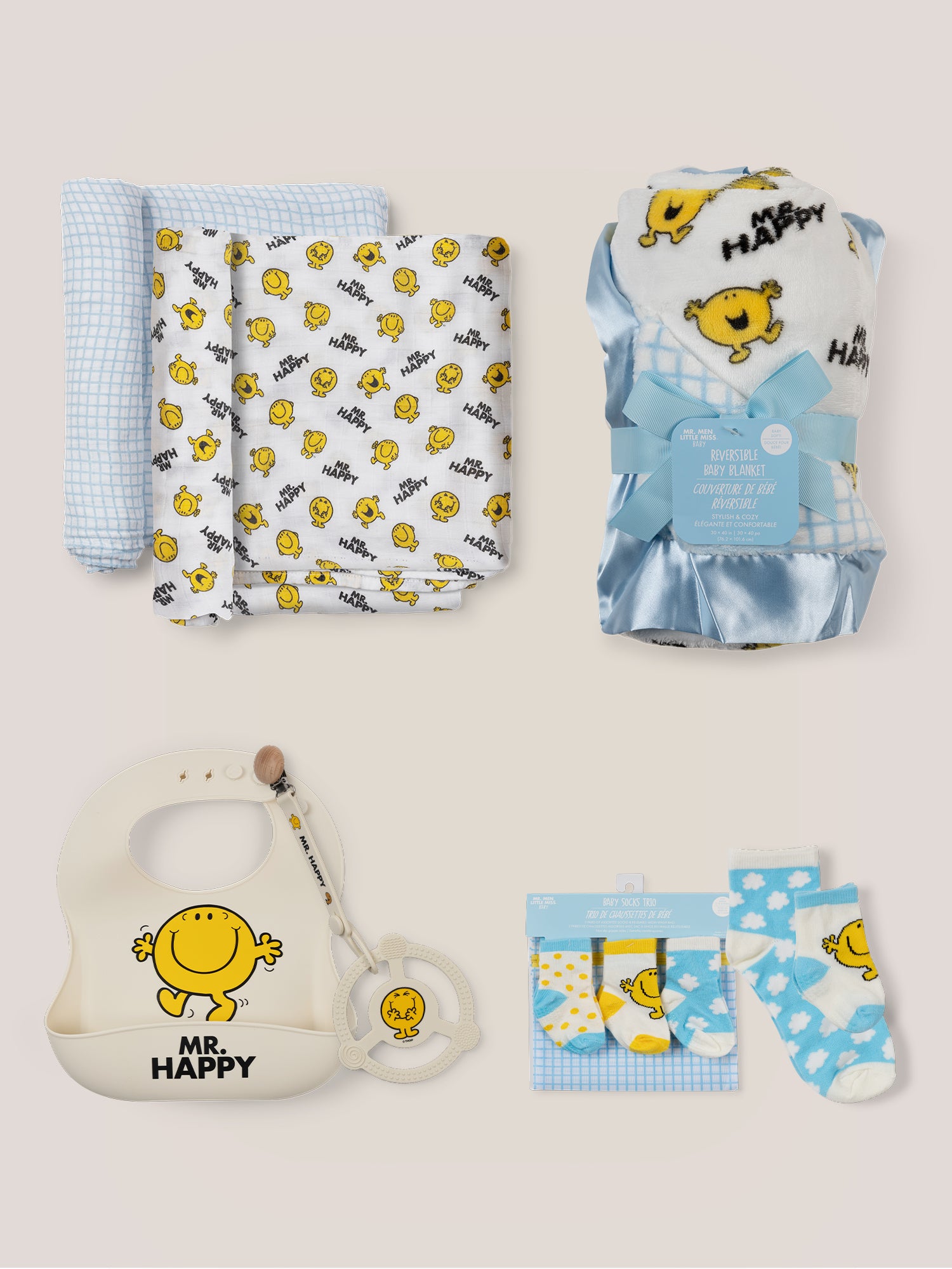 Everyday Essentials Baby Bundle - Mr Happy?